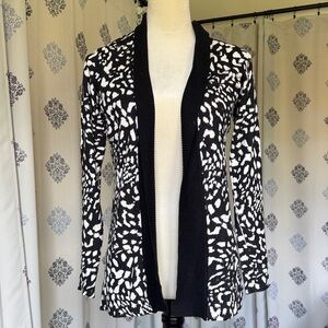 Neiman Marcus Black and White Cardigan